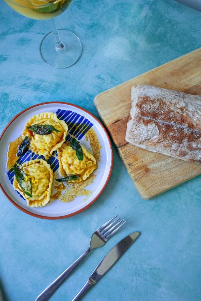 Sausage and Ricotta Ravioli