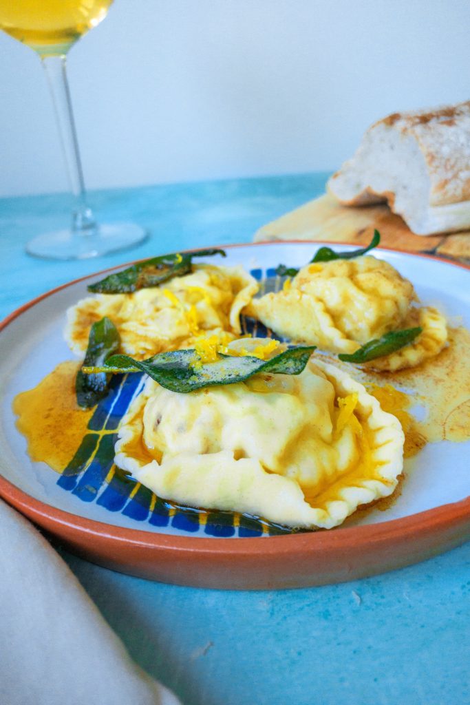 Sausage and Ricotta Ravioli