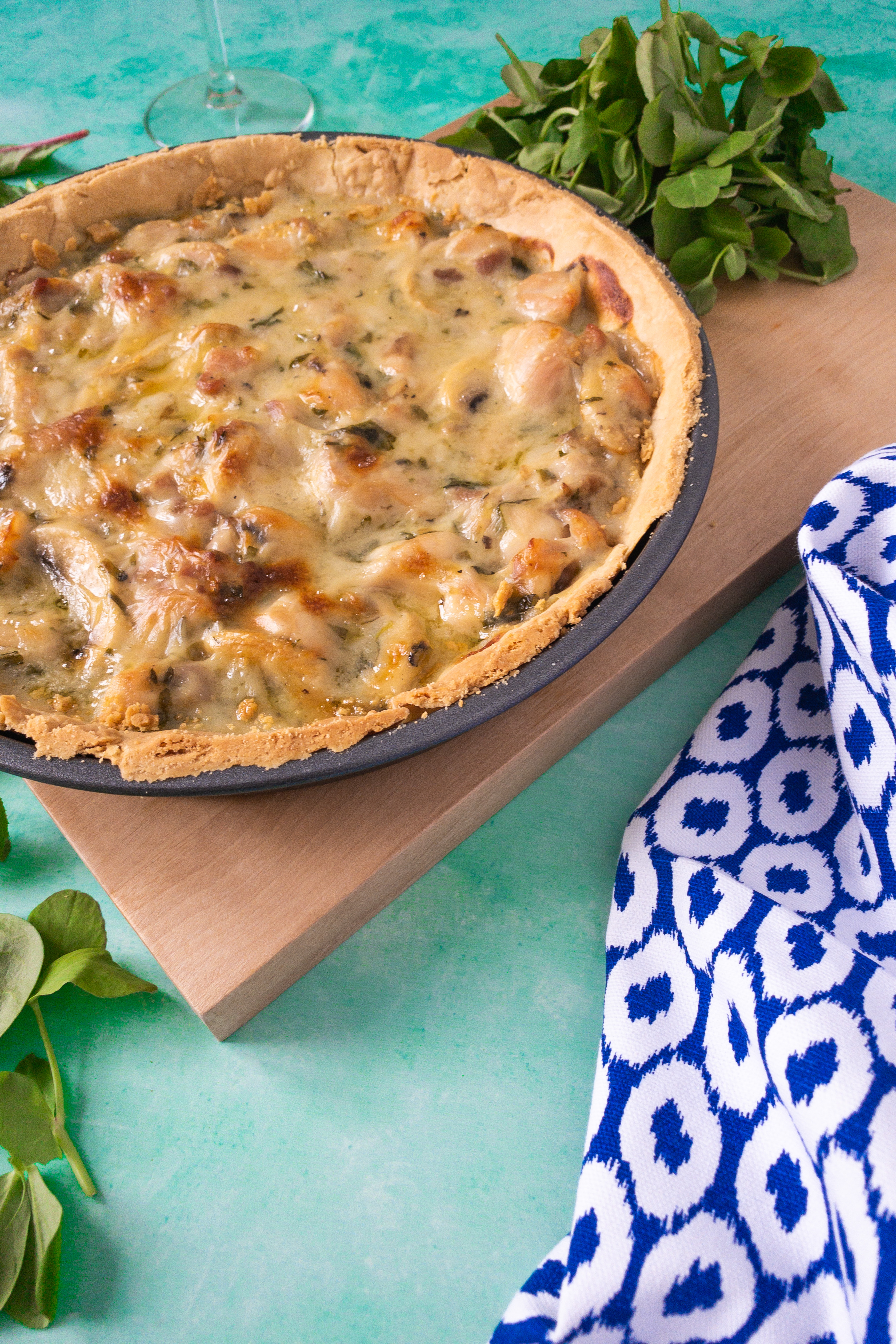Chicken and Tarragon Tart