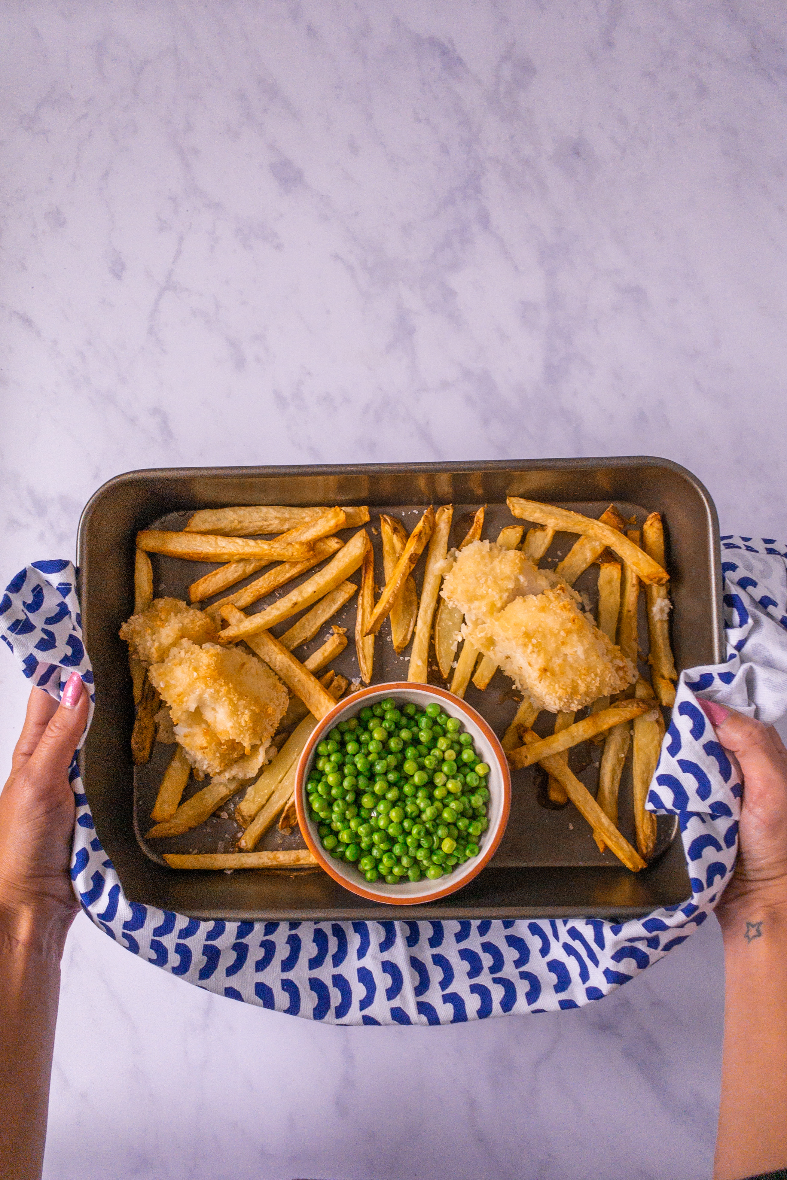 Fish and Chips Traybake