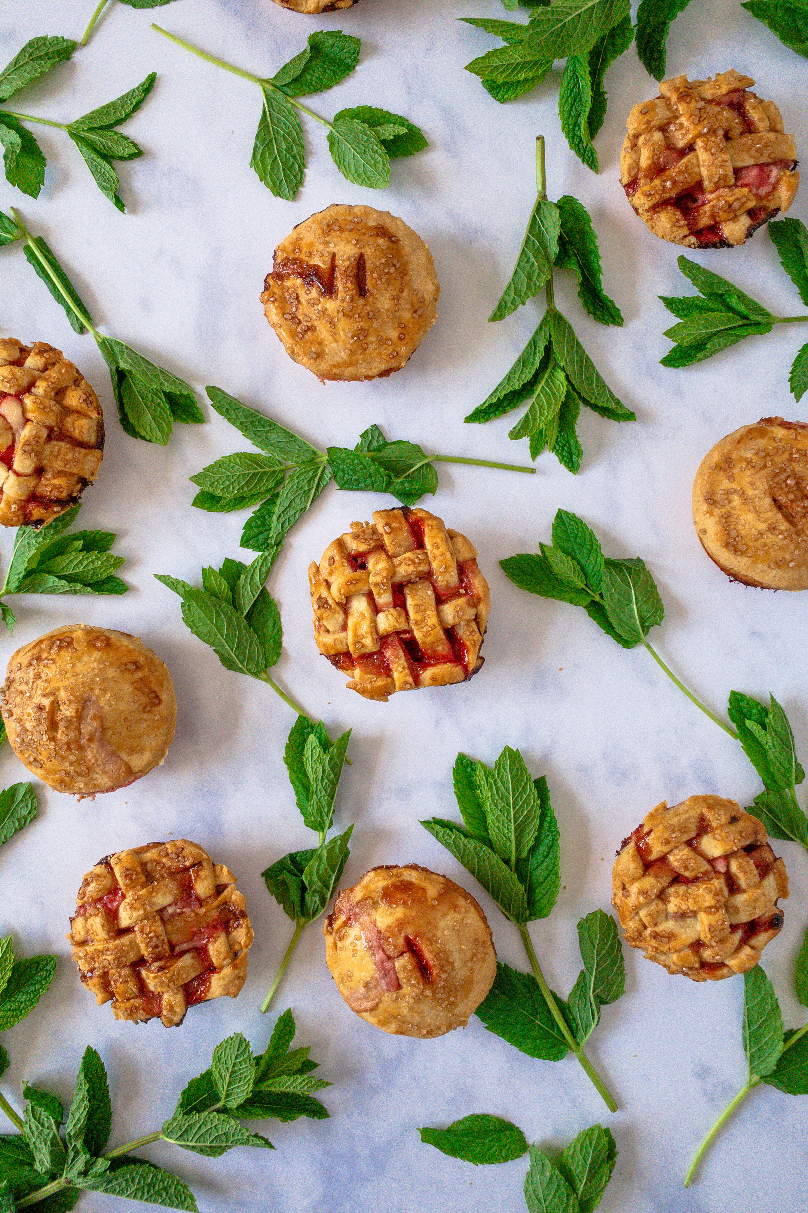 Strawberry Cheesecake Mini Pies