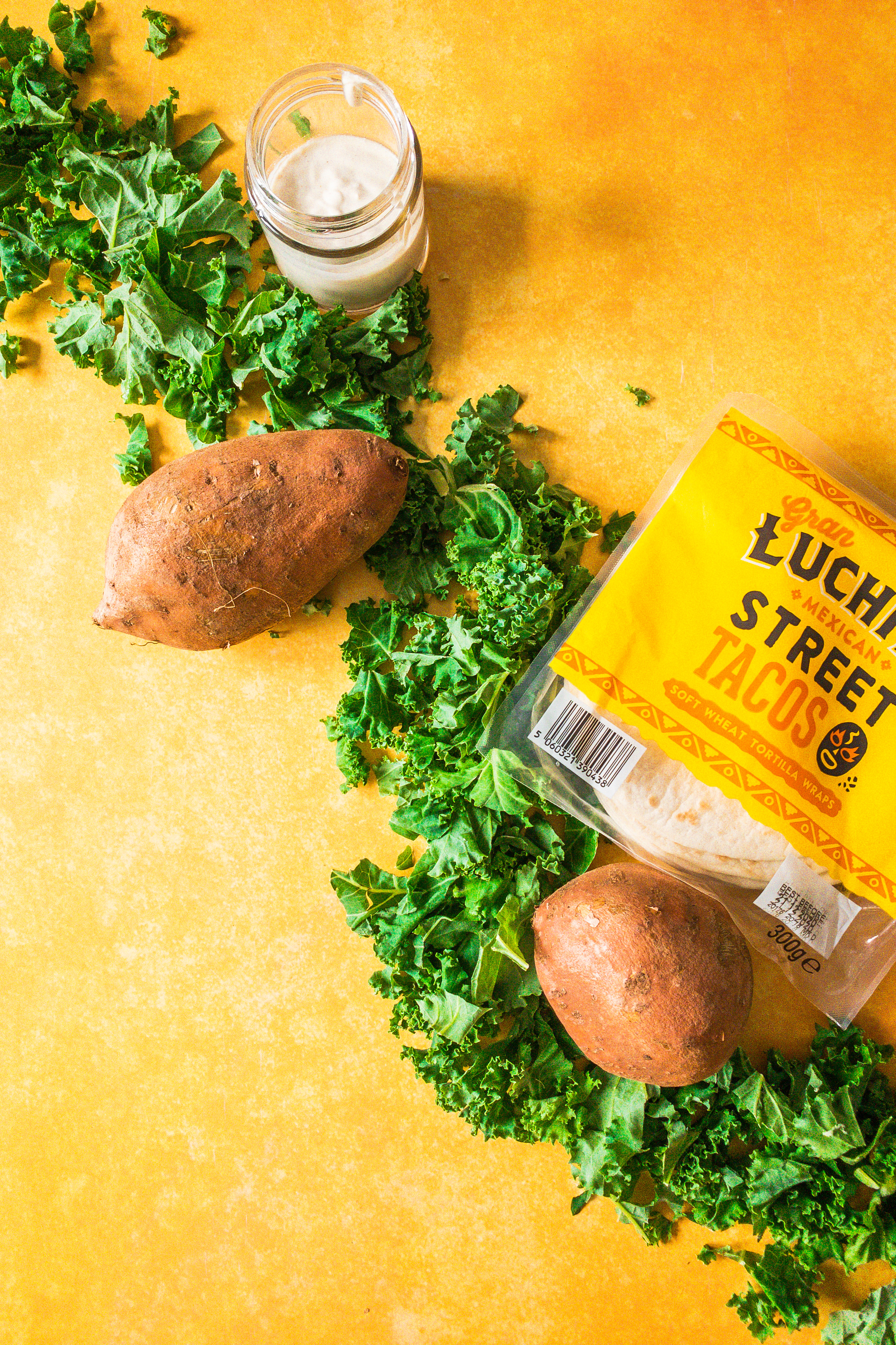 Sweet Potato and Kale Tacos