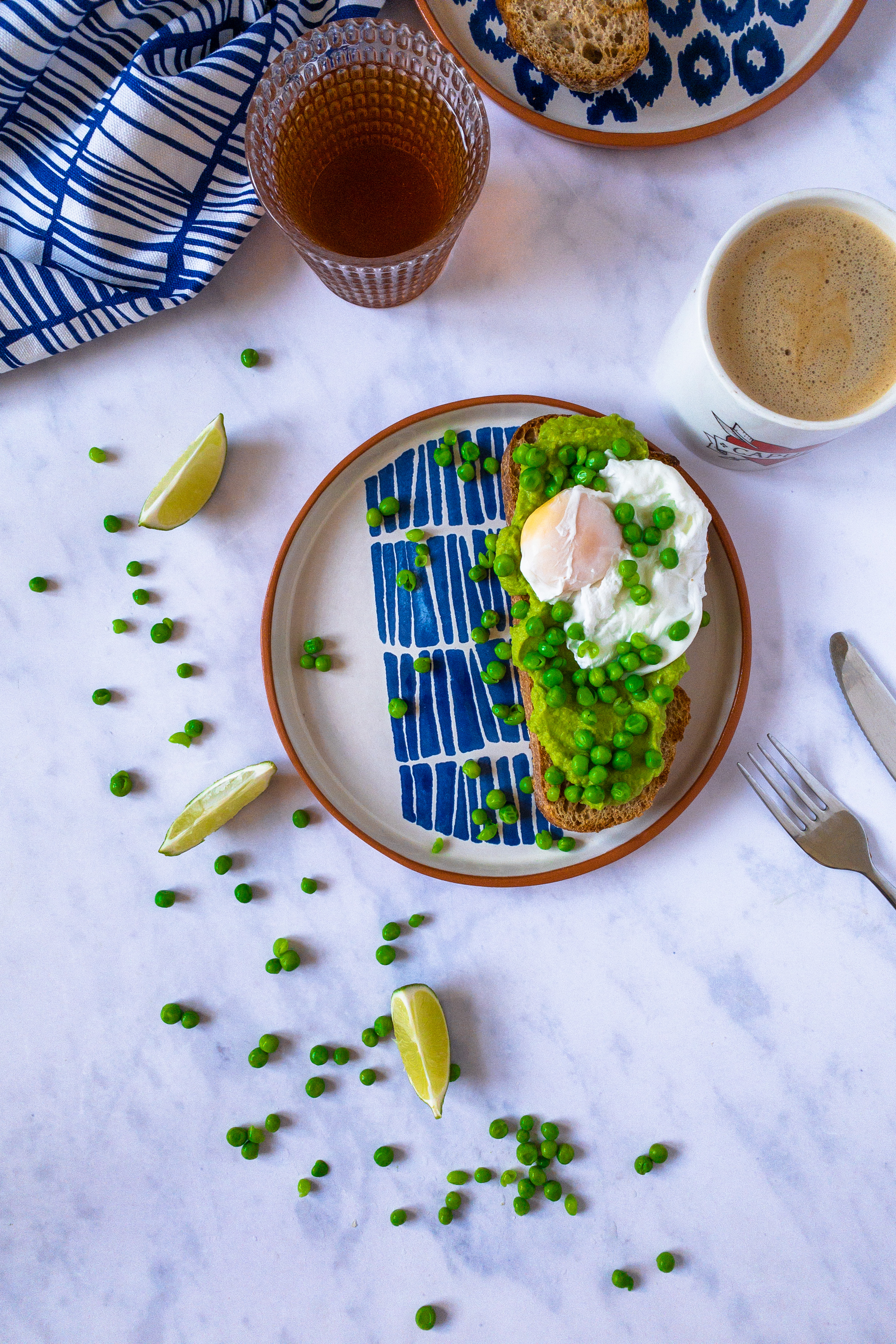 Pea and Avocado Toast Topper