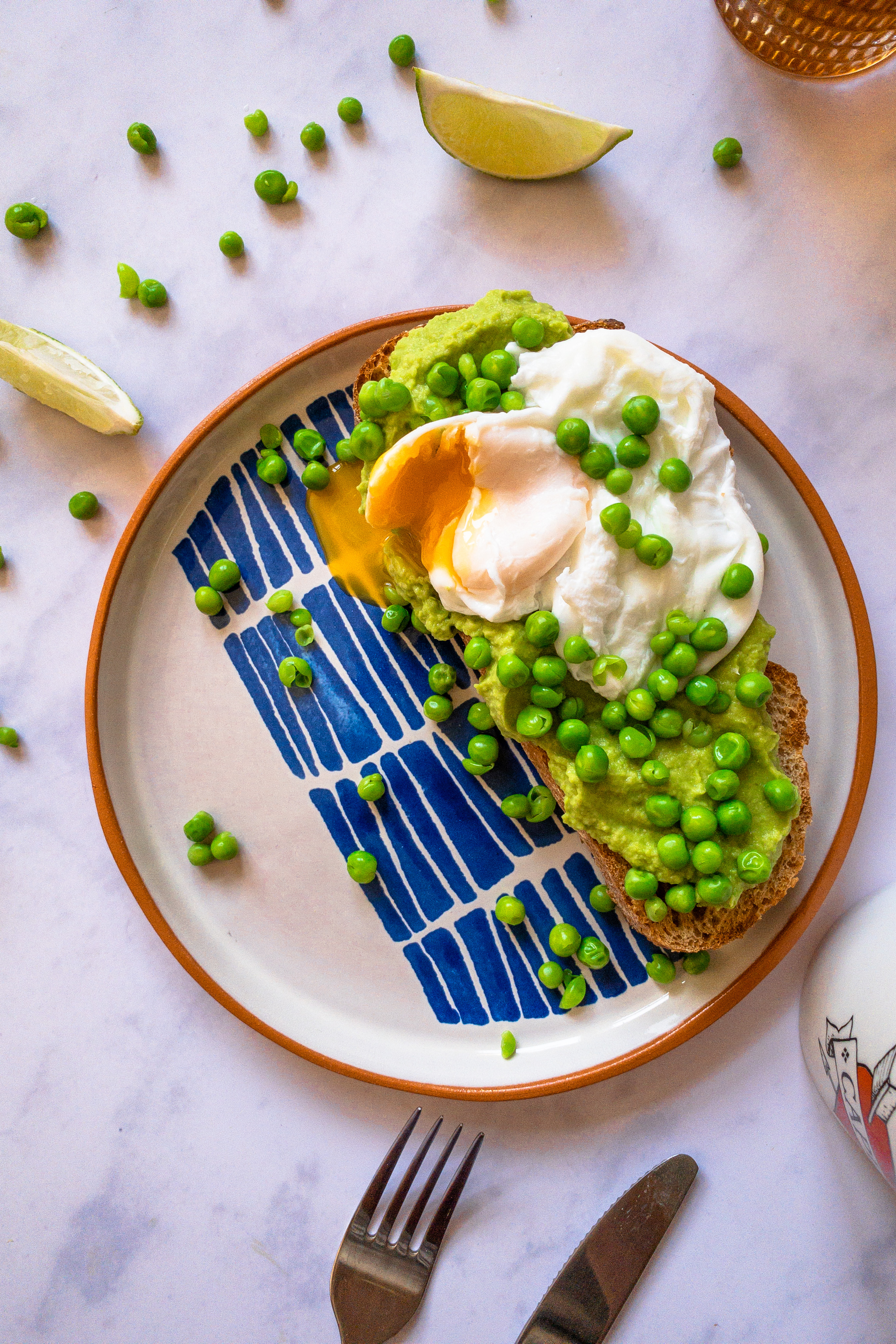 Pea and Avocado Toast Topper