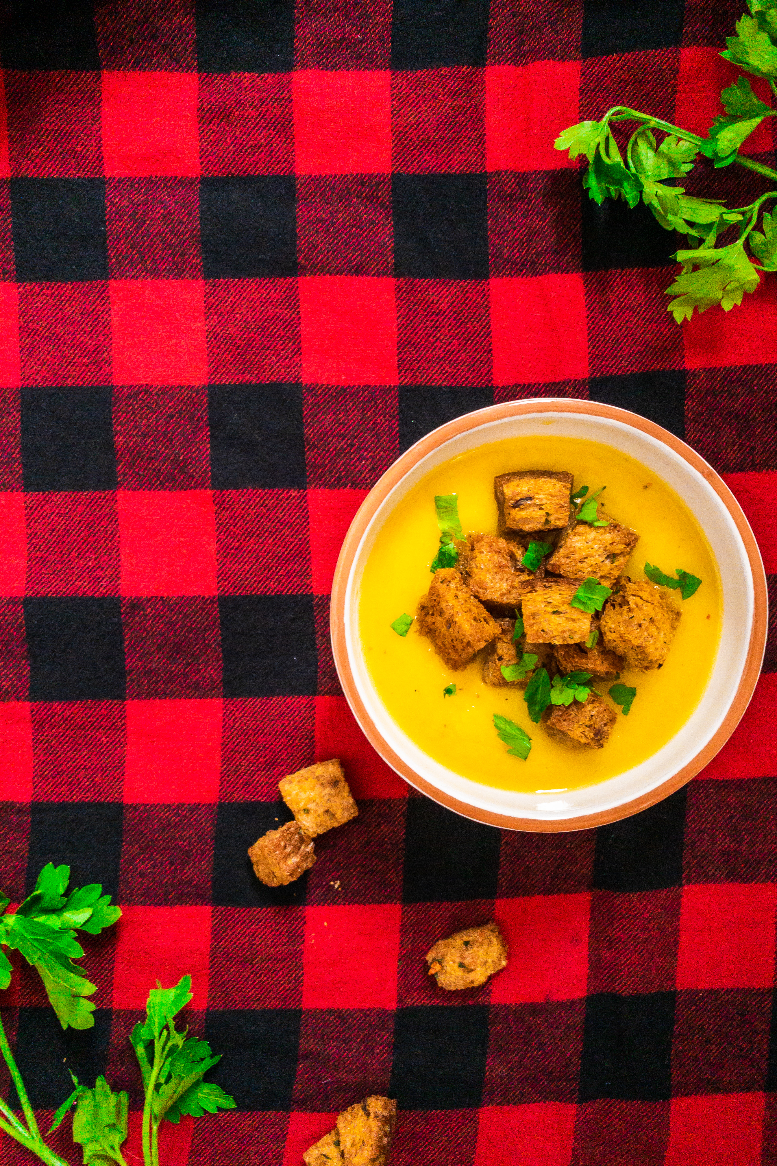 Easy Chilli and Garlic Croutons