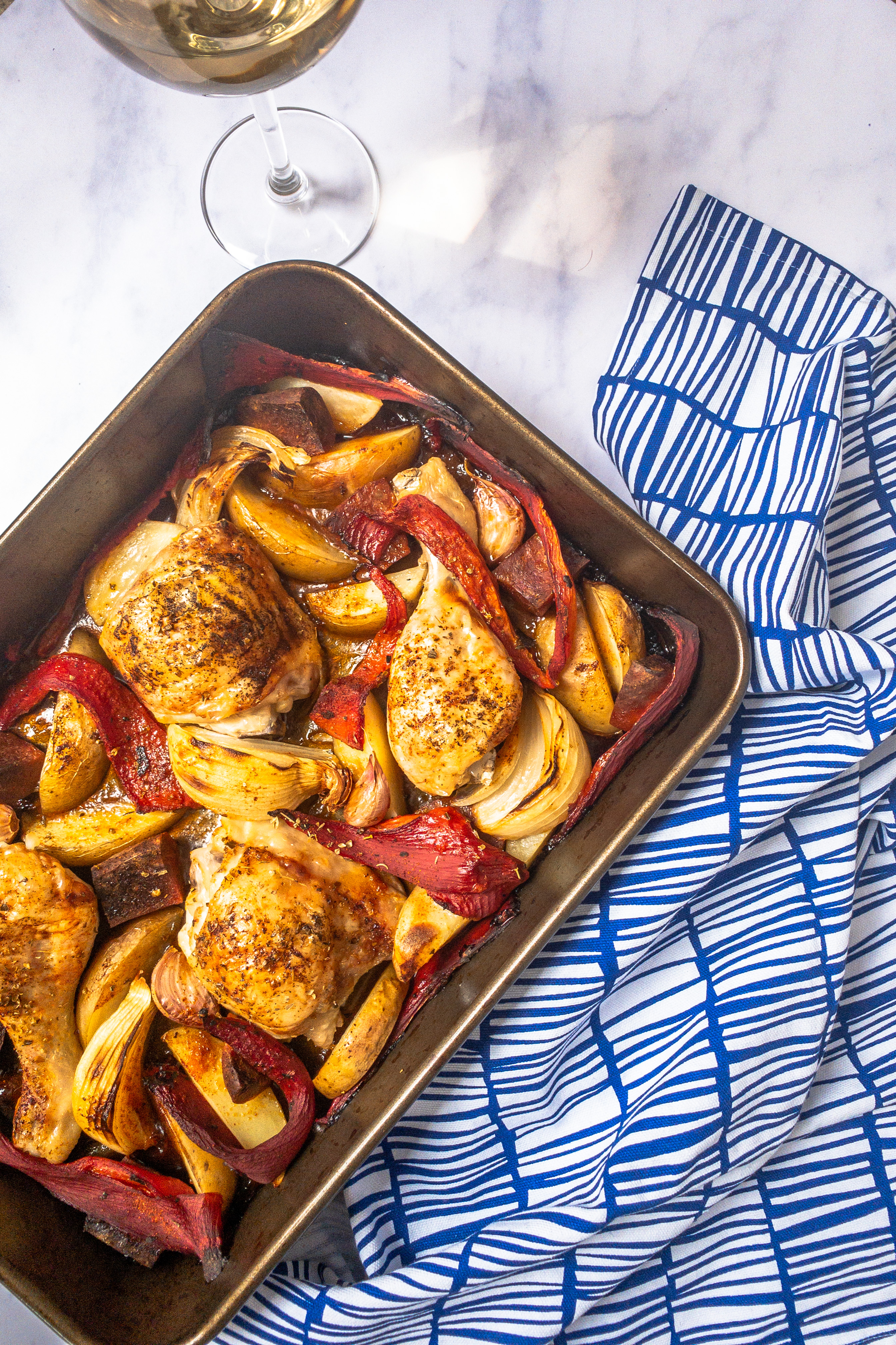 Chicken and Chorizo Traybake