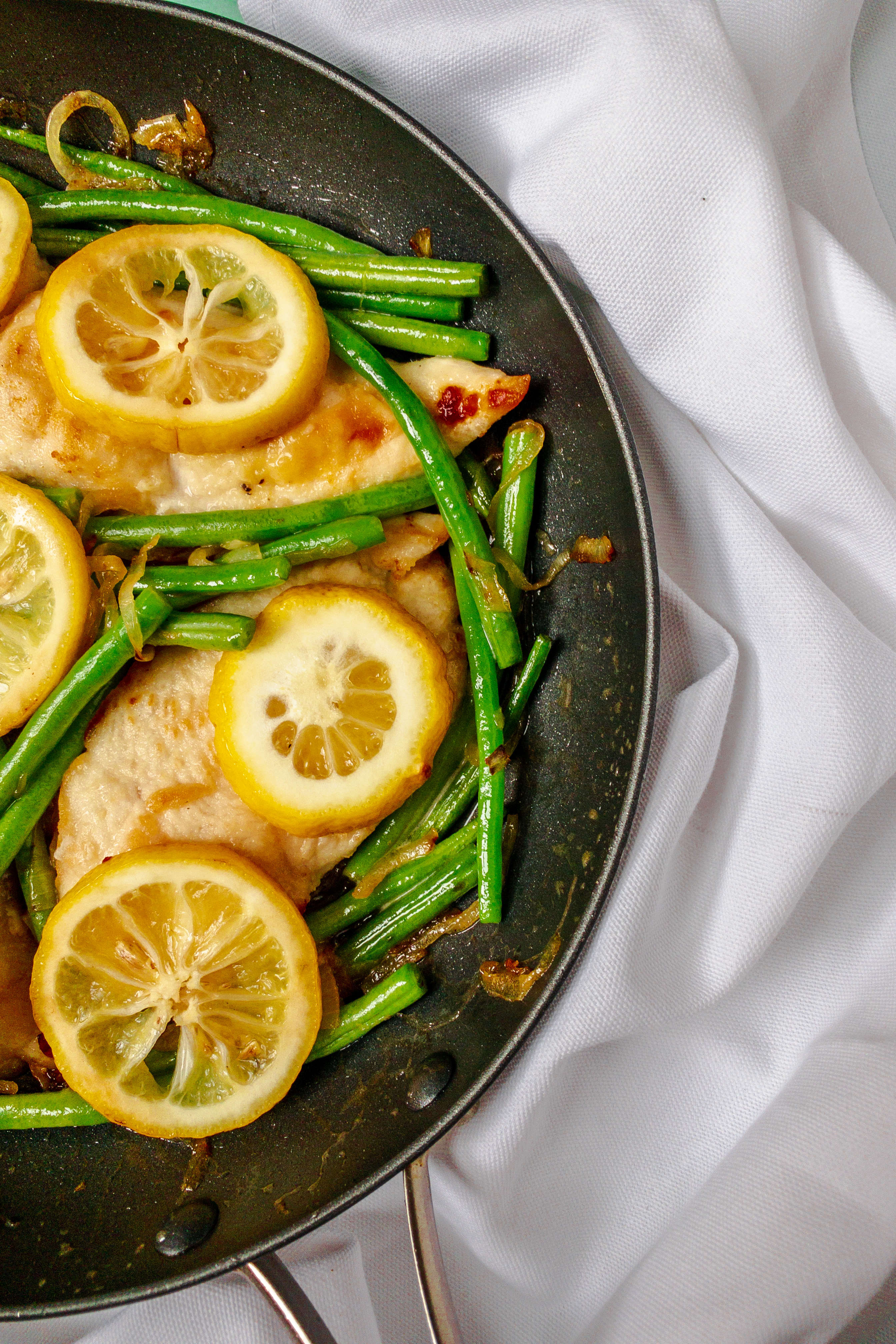 Lemon Chicken and Green Beans