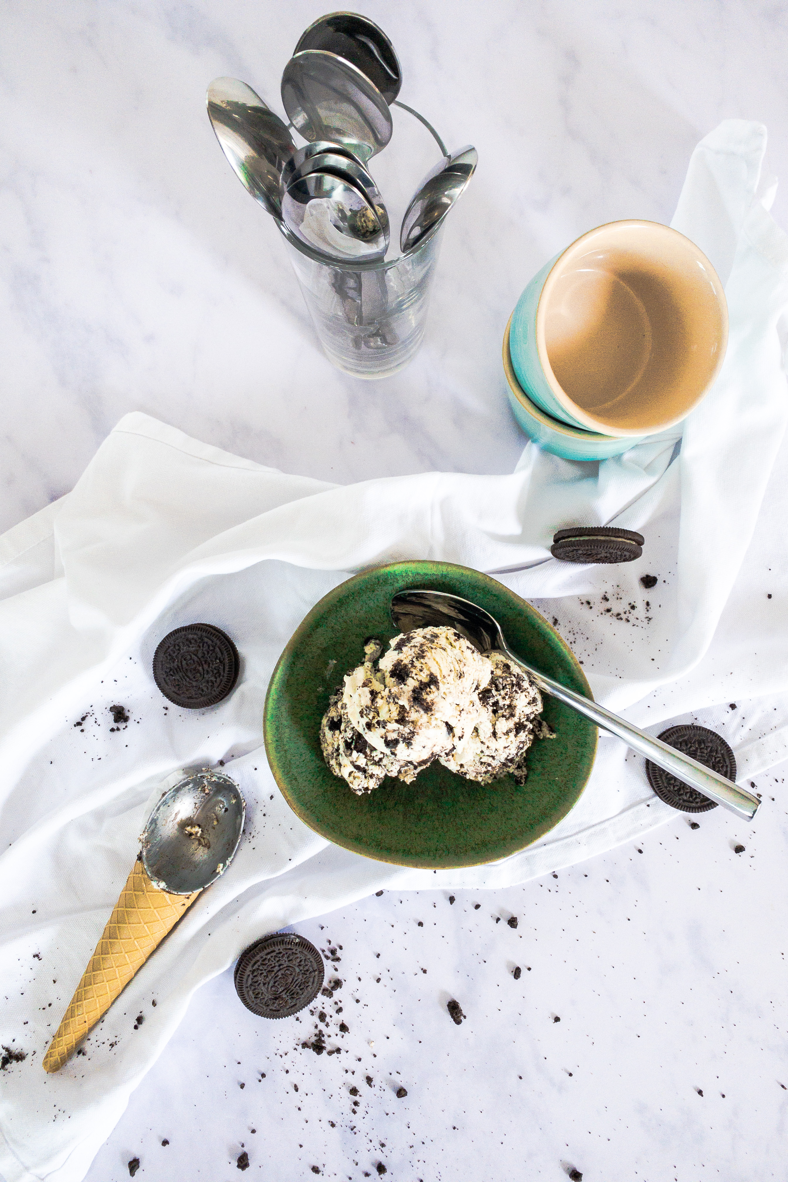 No Churn Cookies and Cream Ice Cream