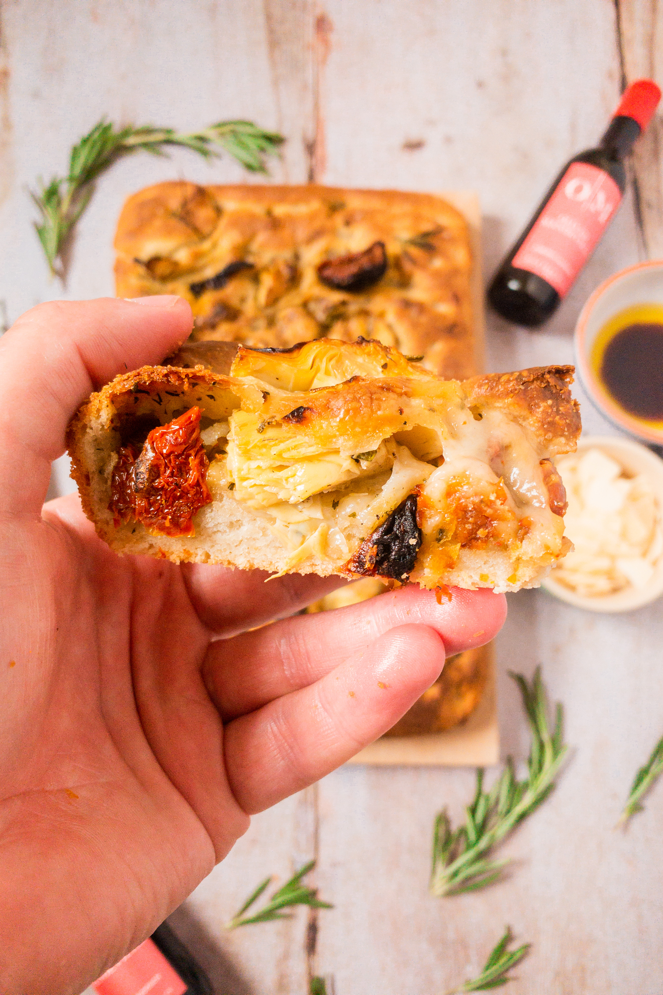Artichoke Tomato Focaccia