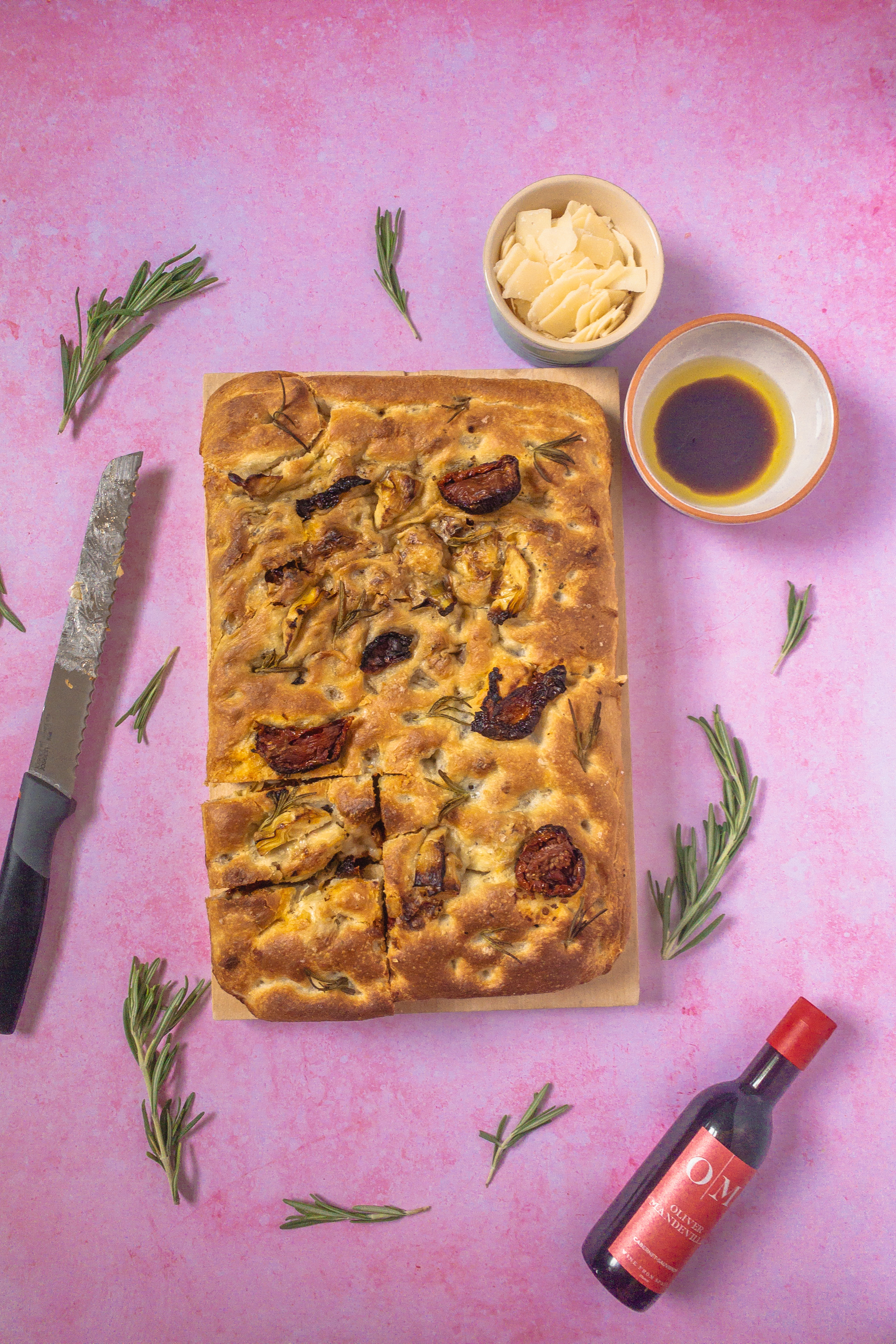 Artichoke Tomato Focaccia