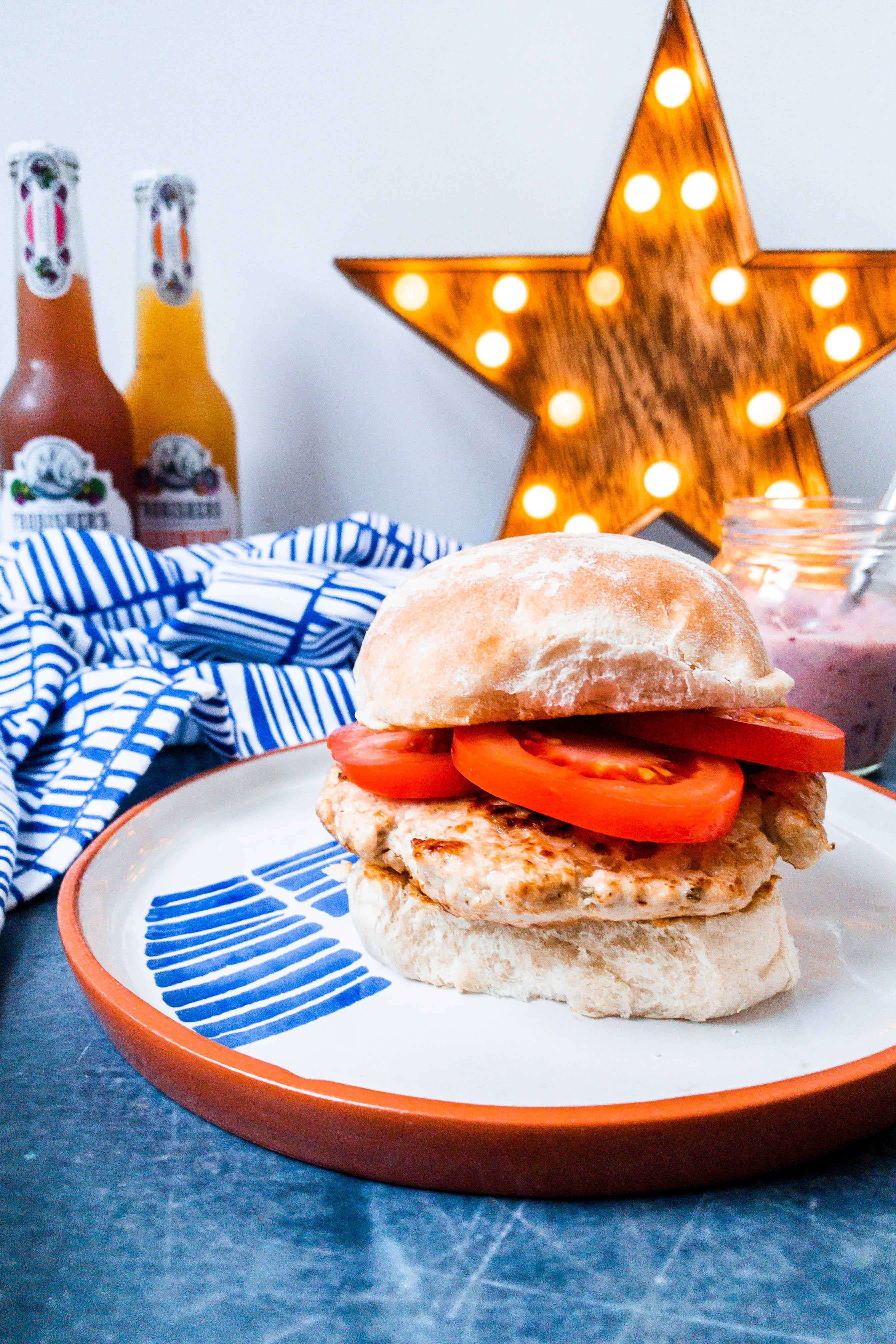 Sage and Onion Turkey Burgers