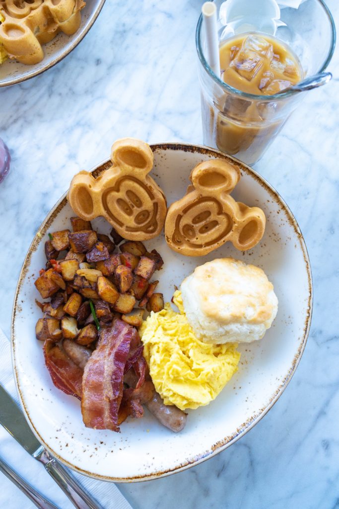 All-American Breakfast Platter - Plaza Restaurant - Disney World Table Service