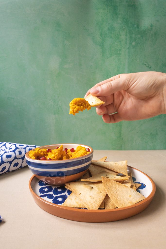 carrot and orange hummus