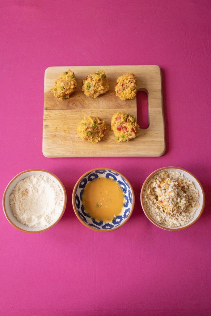 Paella Arancini Panko