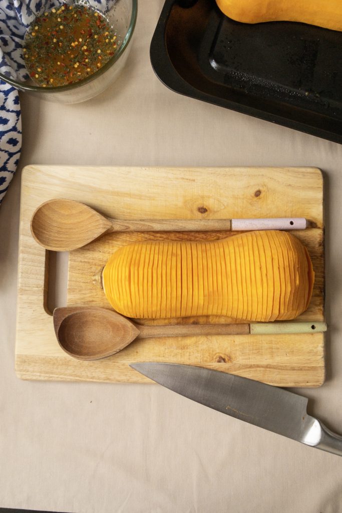 Hassleback Butternut Squash