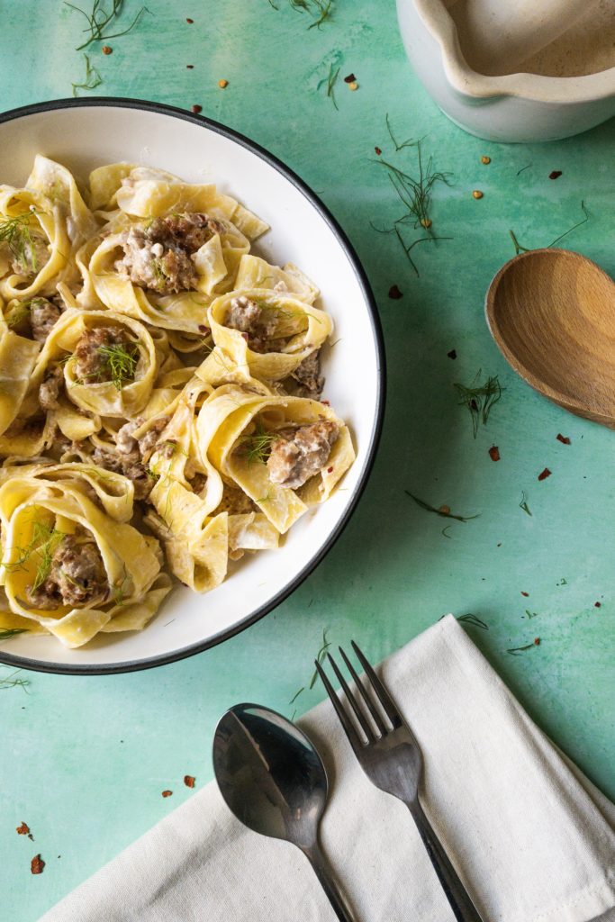 Sausage & fennel Pasta