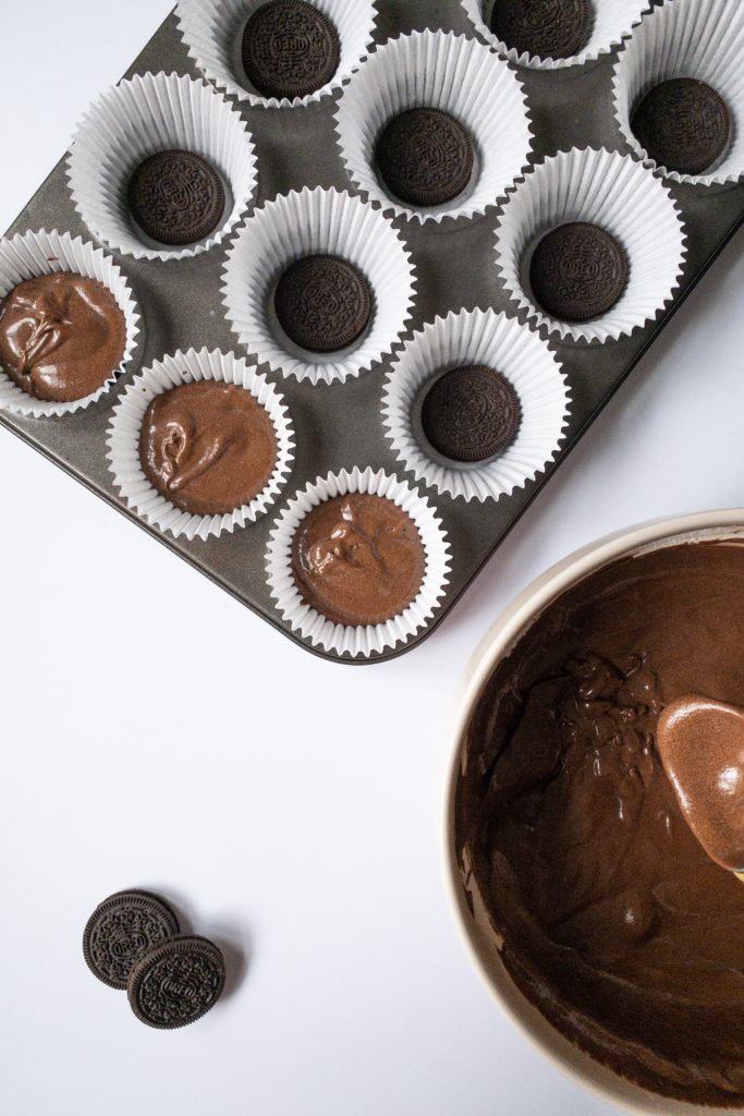 Hidden Oreo Cupcakes