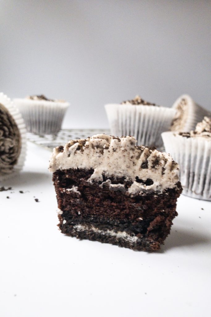 Hidden Oreo Cupcakes