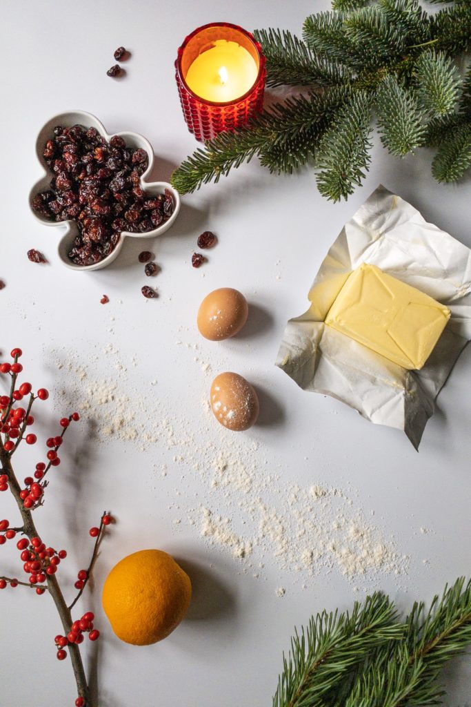 Orange and cranberry scones