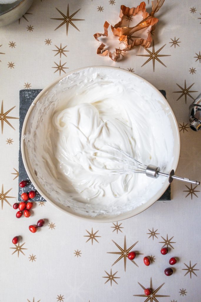 Christmas Meringue Wreath