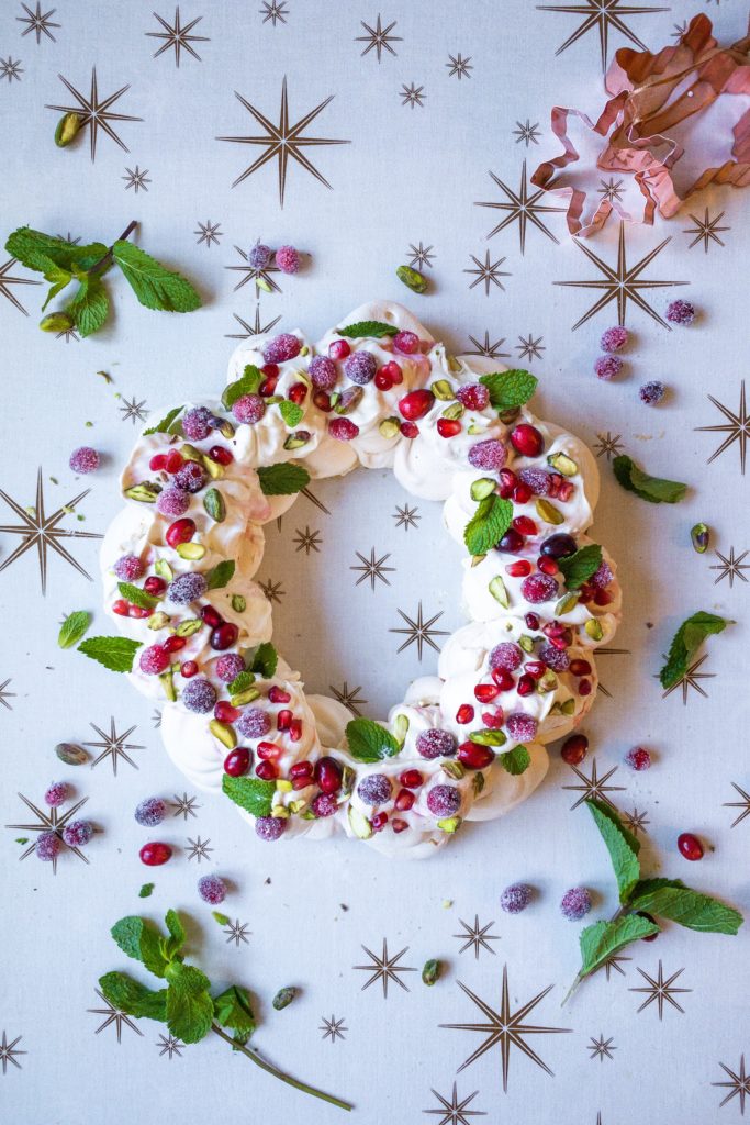 Christmas Meringue Wreath
