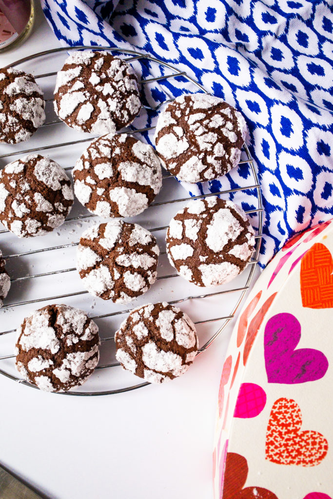 Chocolate Crinkle Cookies